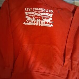 Levi's Red Sweatshirt Iconic Logo